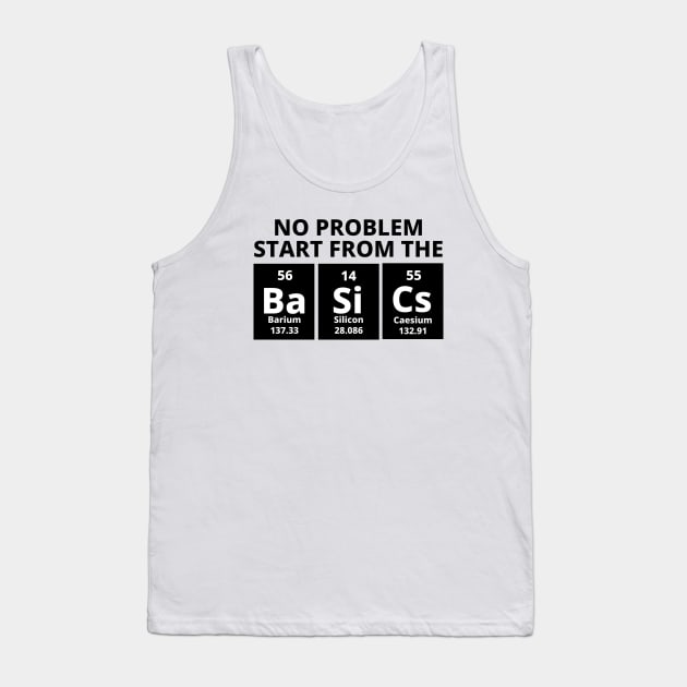 No Problem, Start From The Basics Tank Top by Texevod